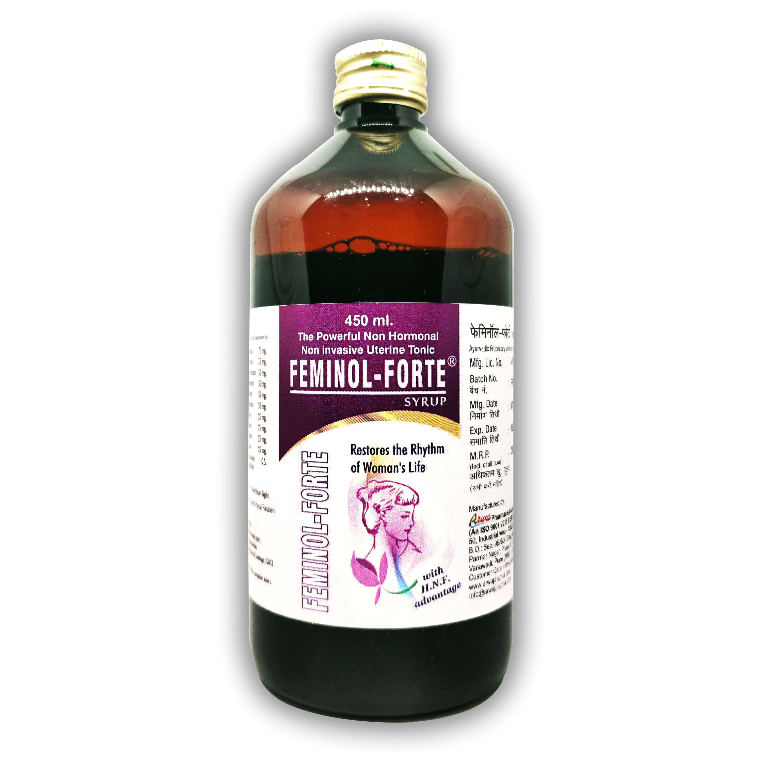Feminol Forte Syrup 450ml – Arwa Pharmaceutical